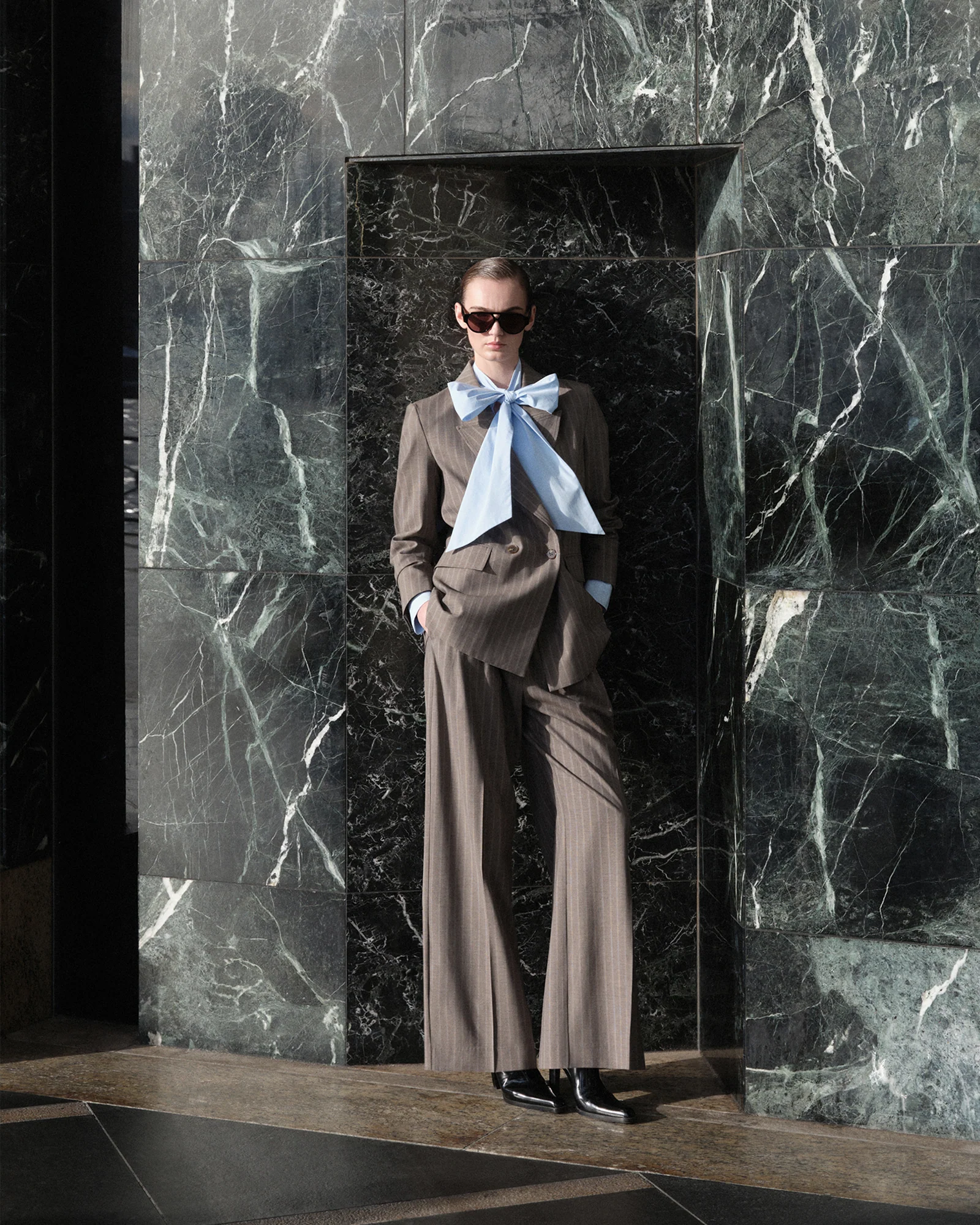 Good Earth Cotton Tie Neck Blouse - Image 6