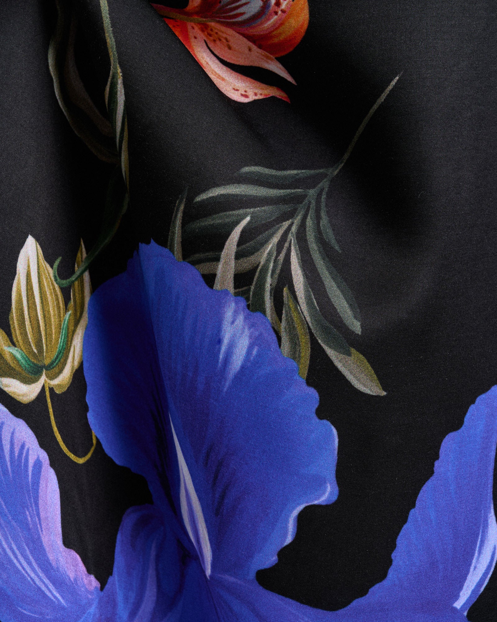 Midnight Tropical Strappy Maxi Dress - Image 6