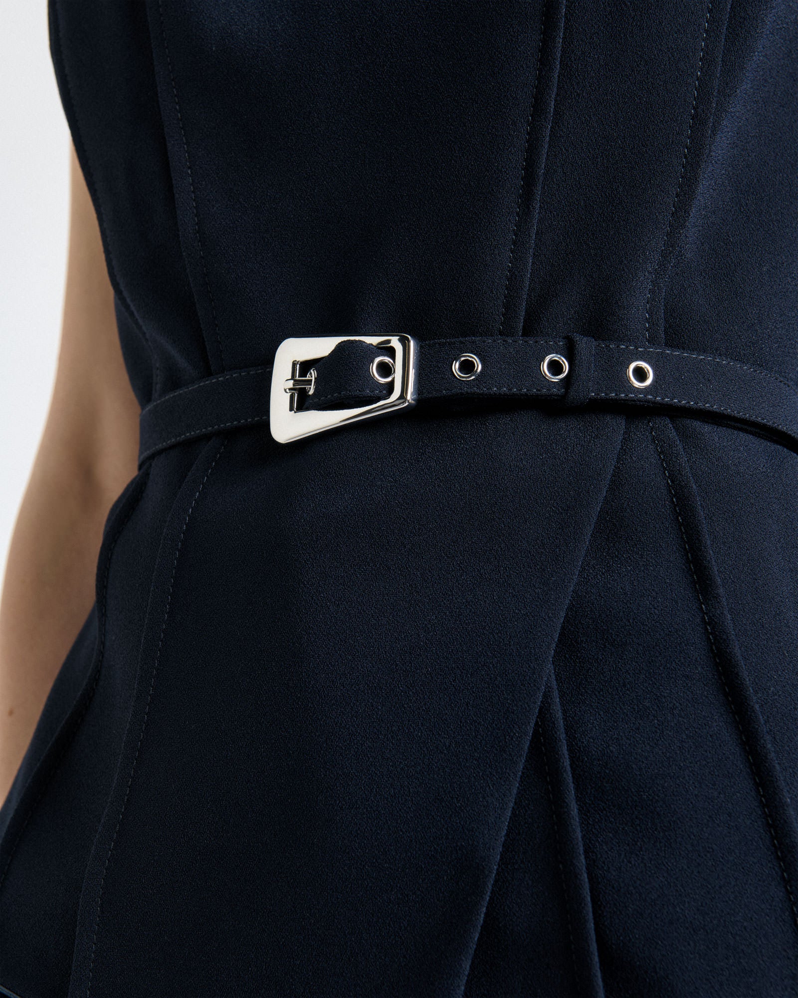 Recycled Crepe Lipped Seam Top - Image 3