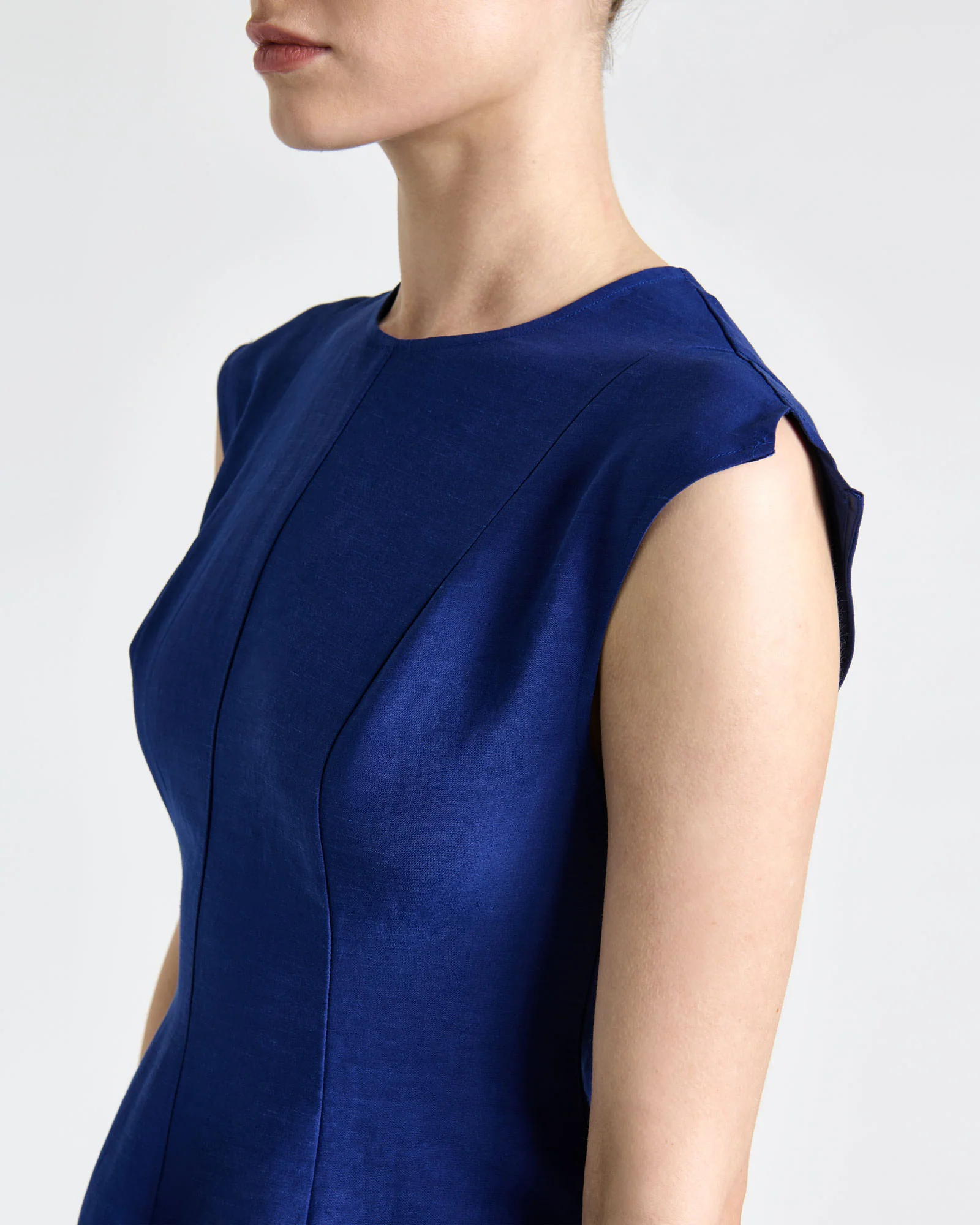 Sapphire Viscose Blend Peplum Top - Image 3