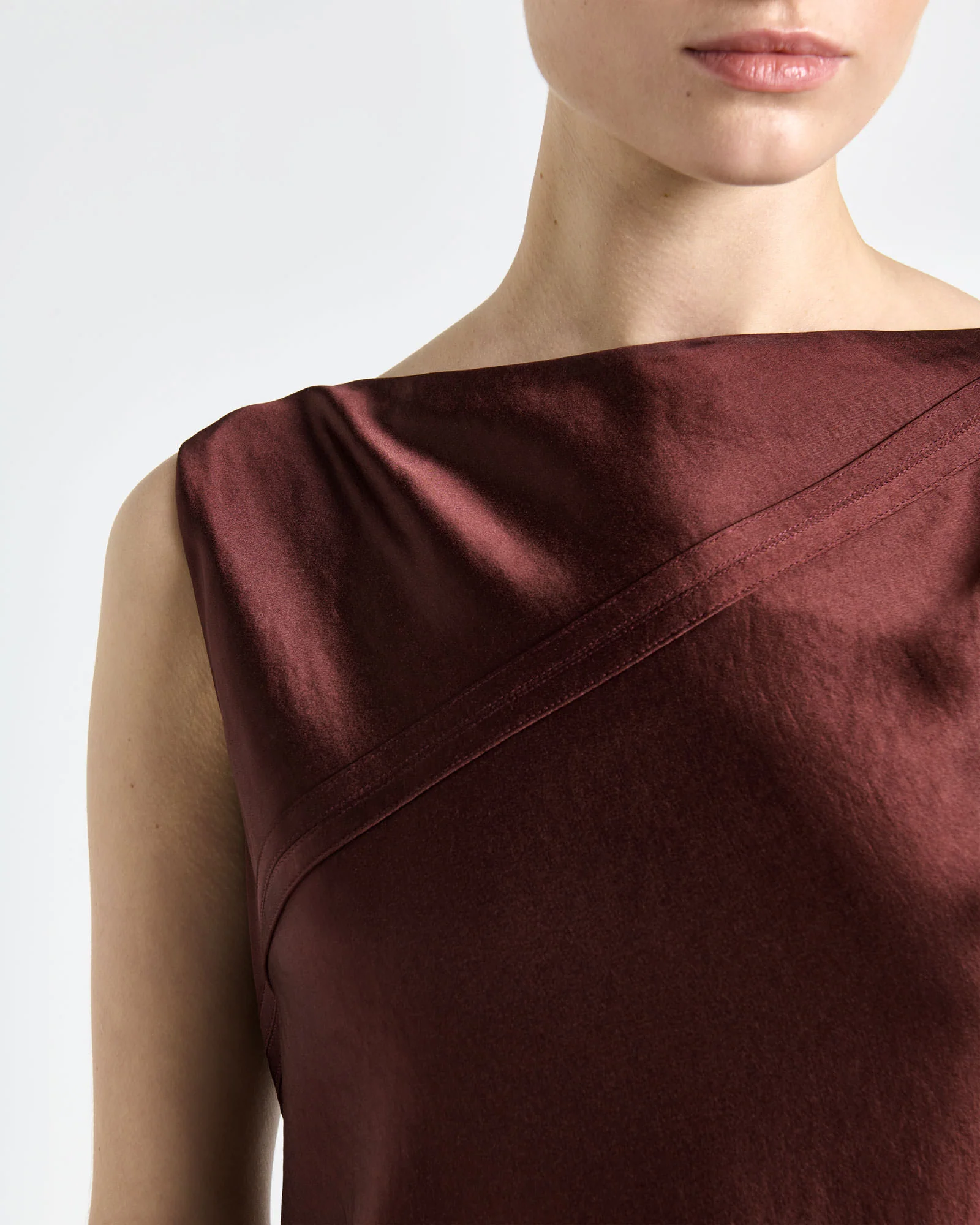 Satin Bind Detail Top - Image 3