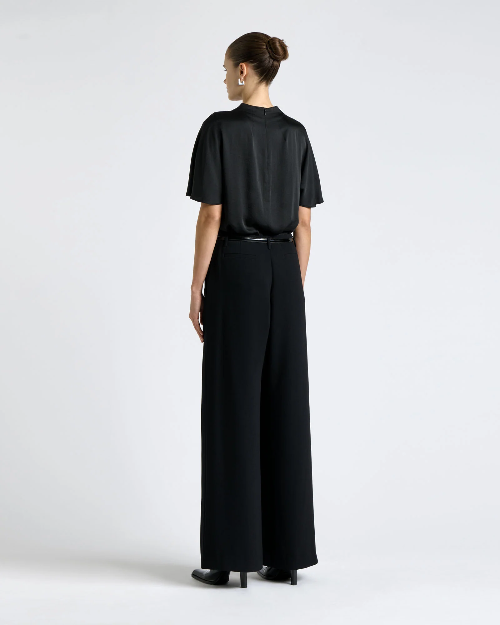 Satin Cowl Neck Top - Image 4