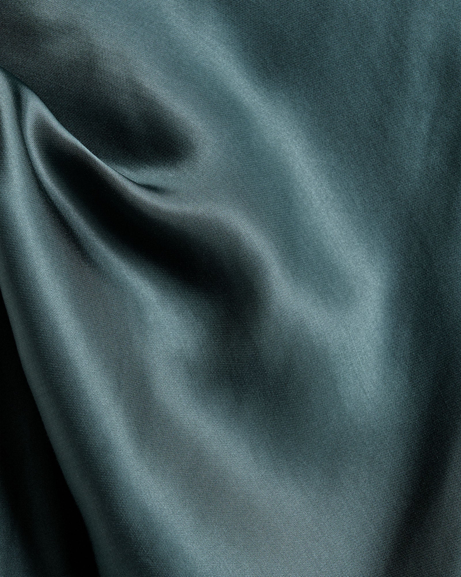 Satin Draped Neck Blouse - Image 5