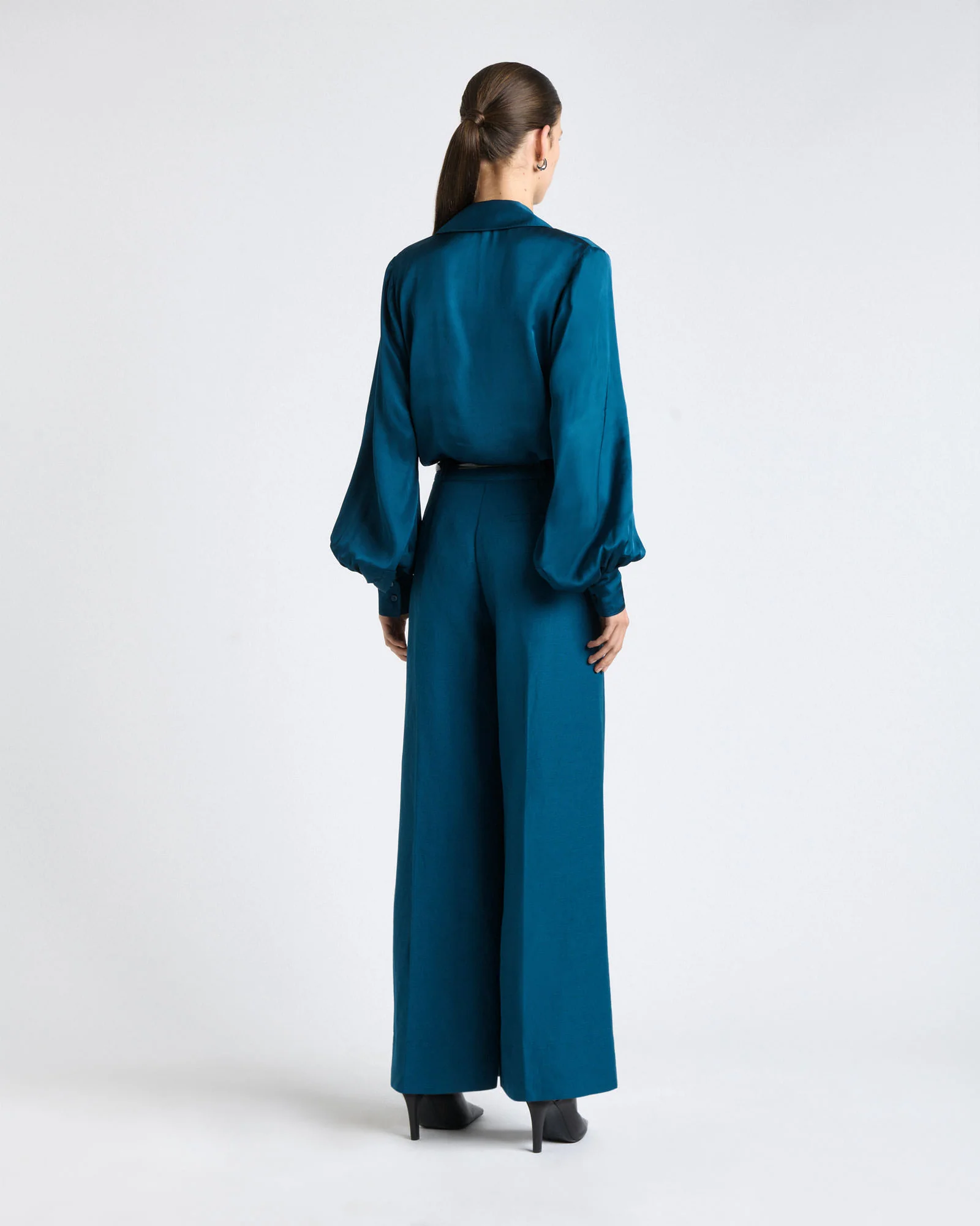 Satin Long Sleeve Shirt - Image 4