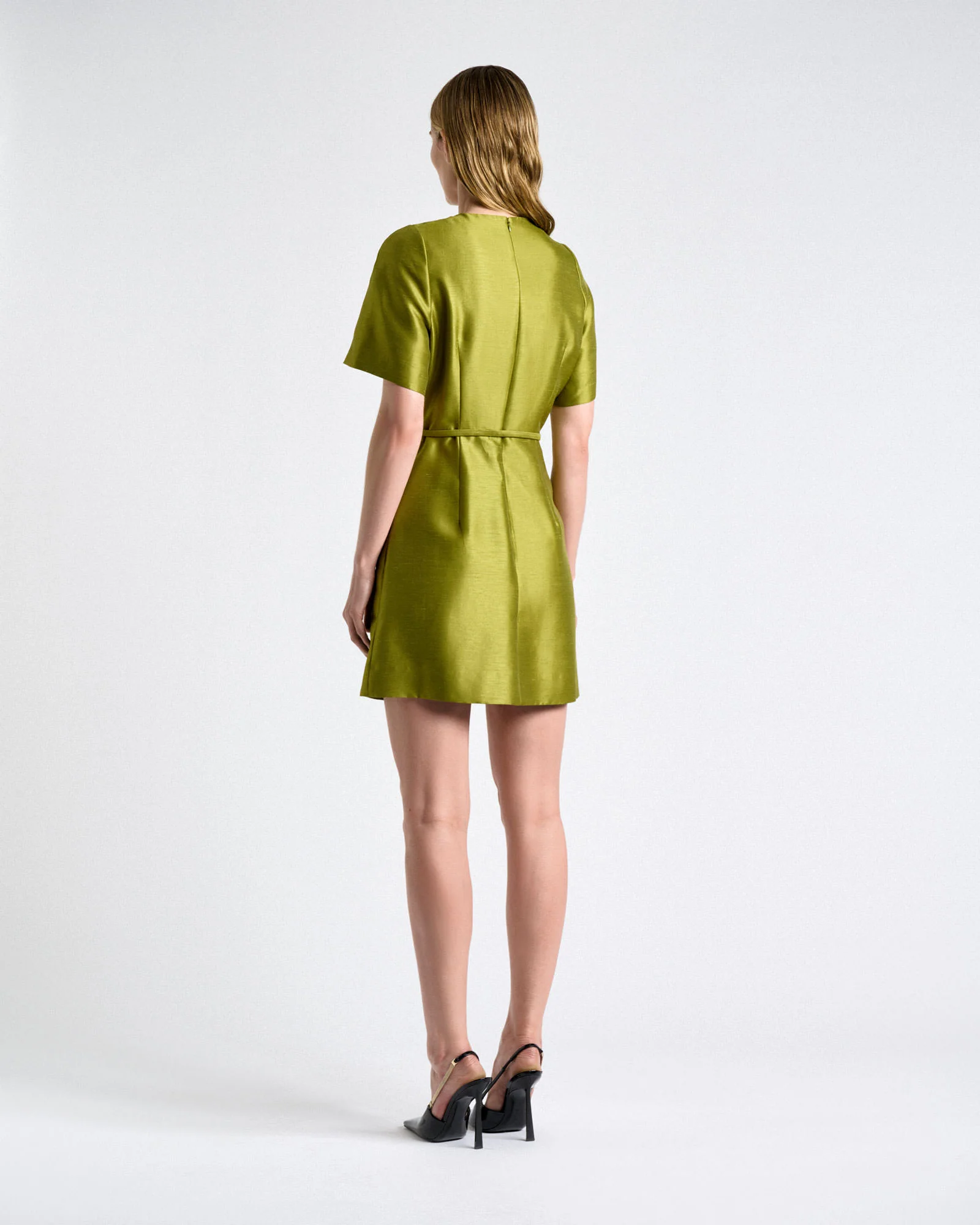 Viscose Lurex Mini Dress - Image 5