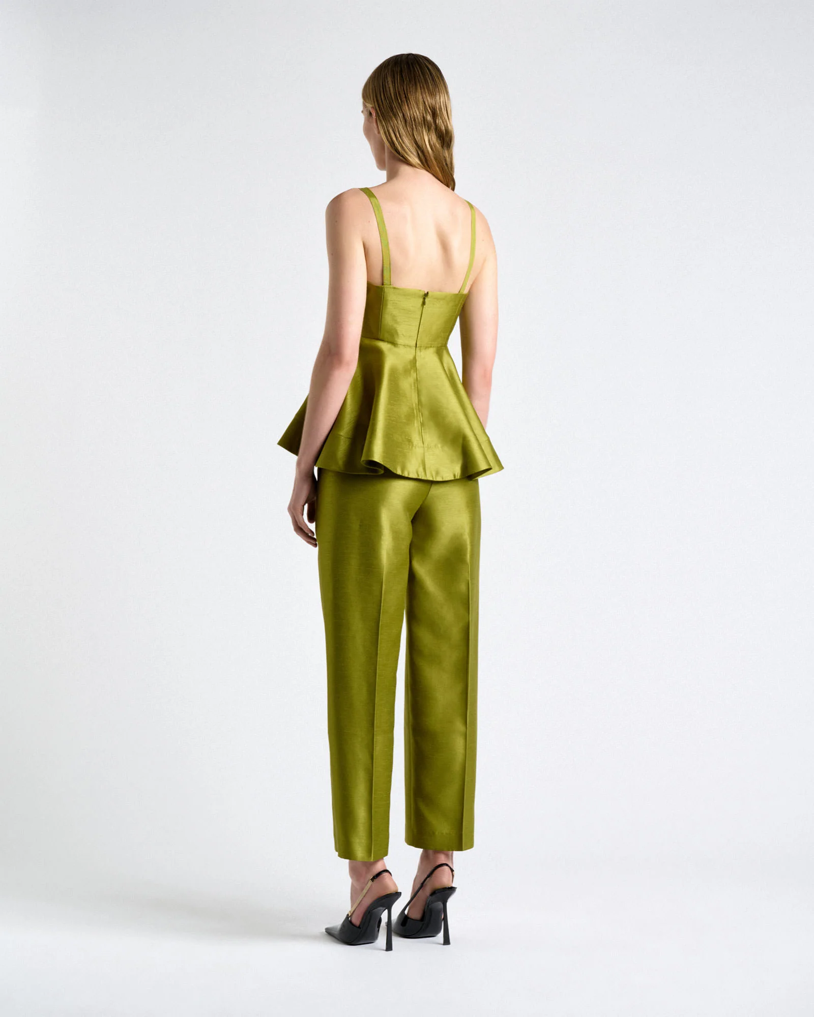 Viscose Lurex Peplum Top - Image 6