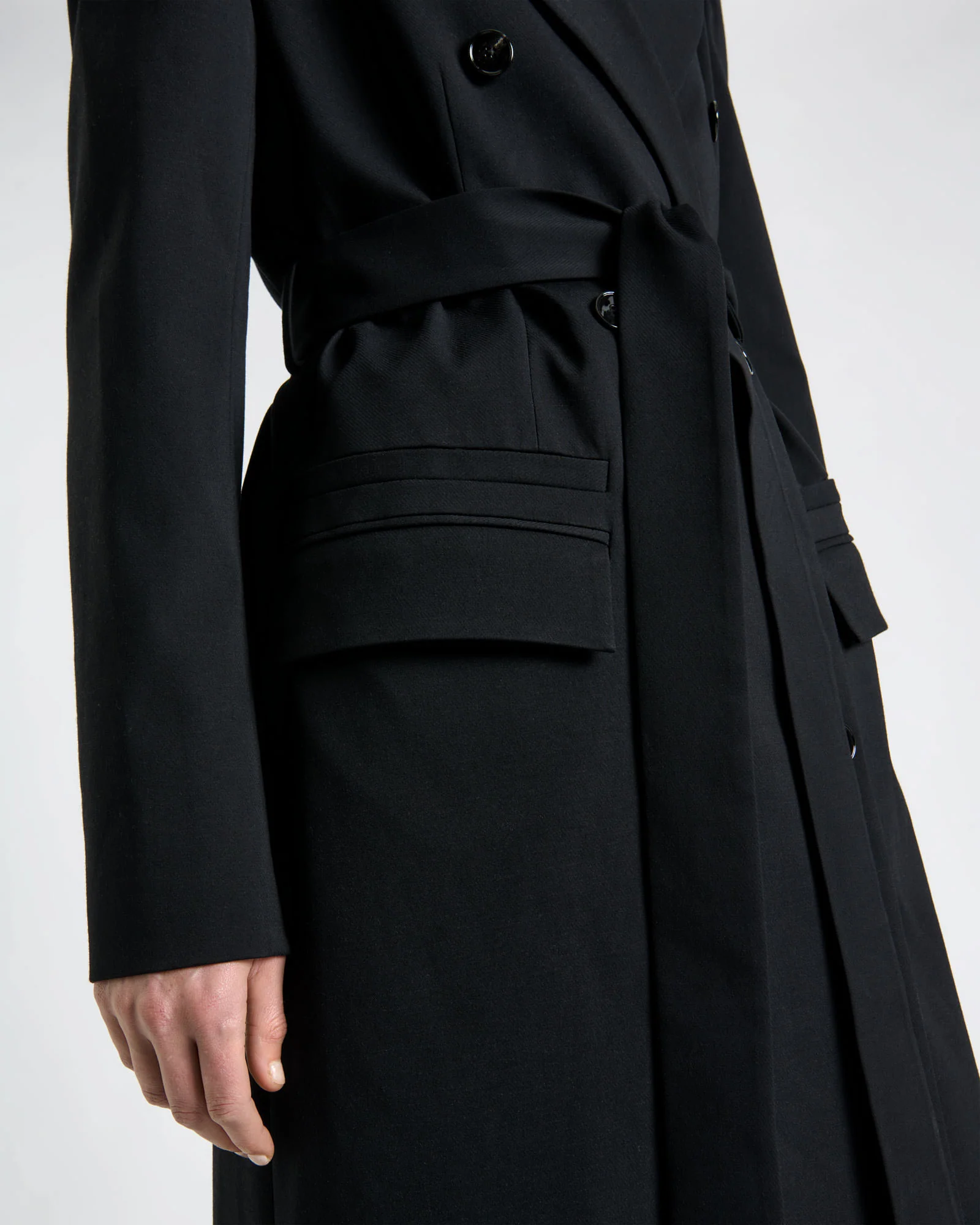 Viscose Twill Maxi Blazer - Image 3