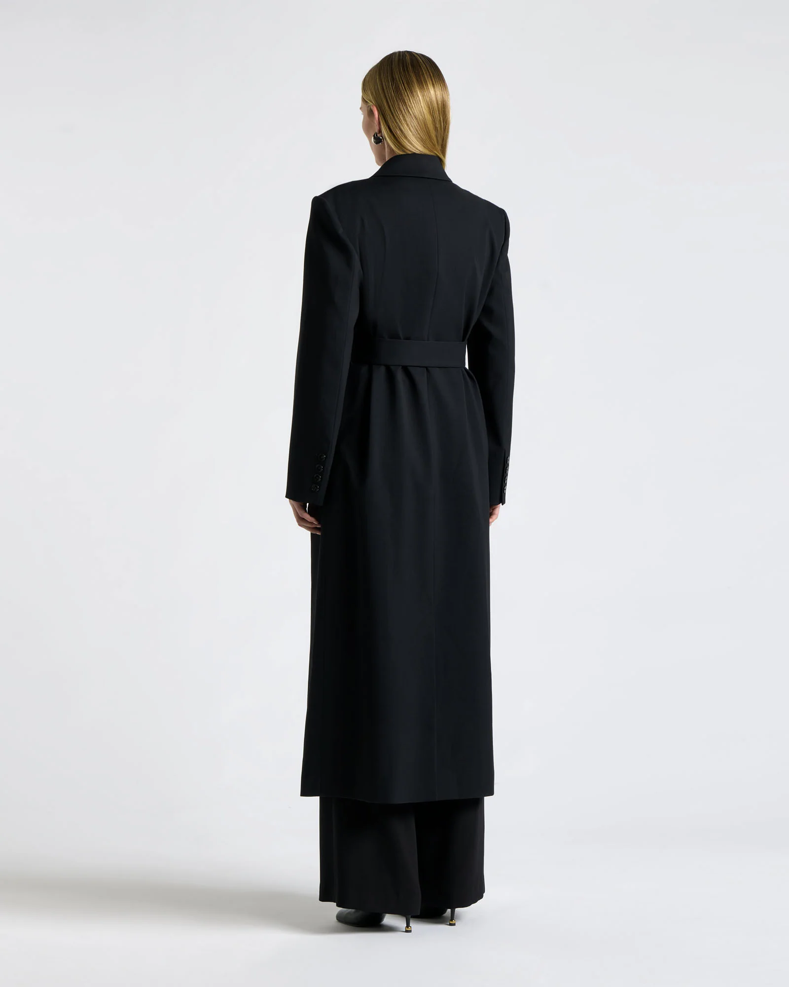 Viscose Twill Maxi Blazer - Image 5