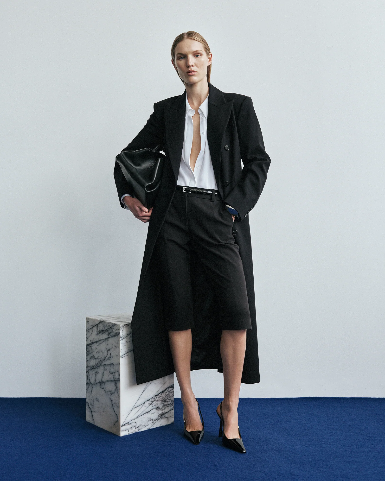 Viscose Twill Maxi Blazer - Image 6